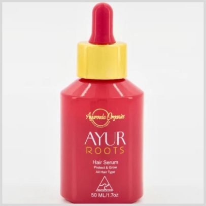 Ayur Roots Ayurvedic Hair Serum bottle